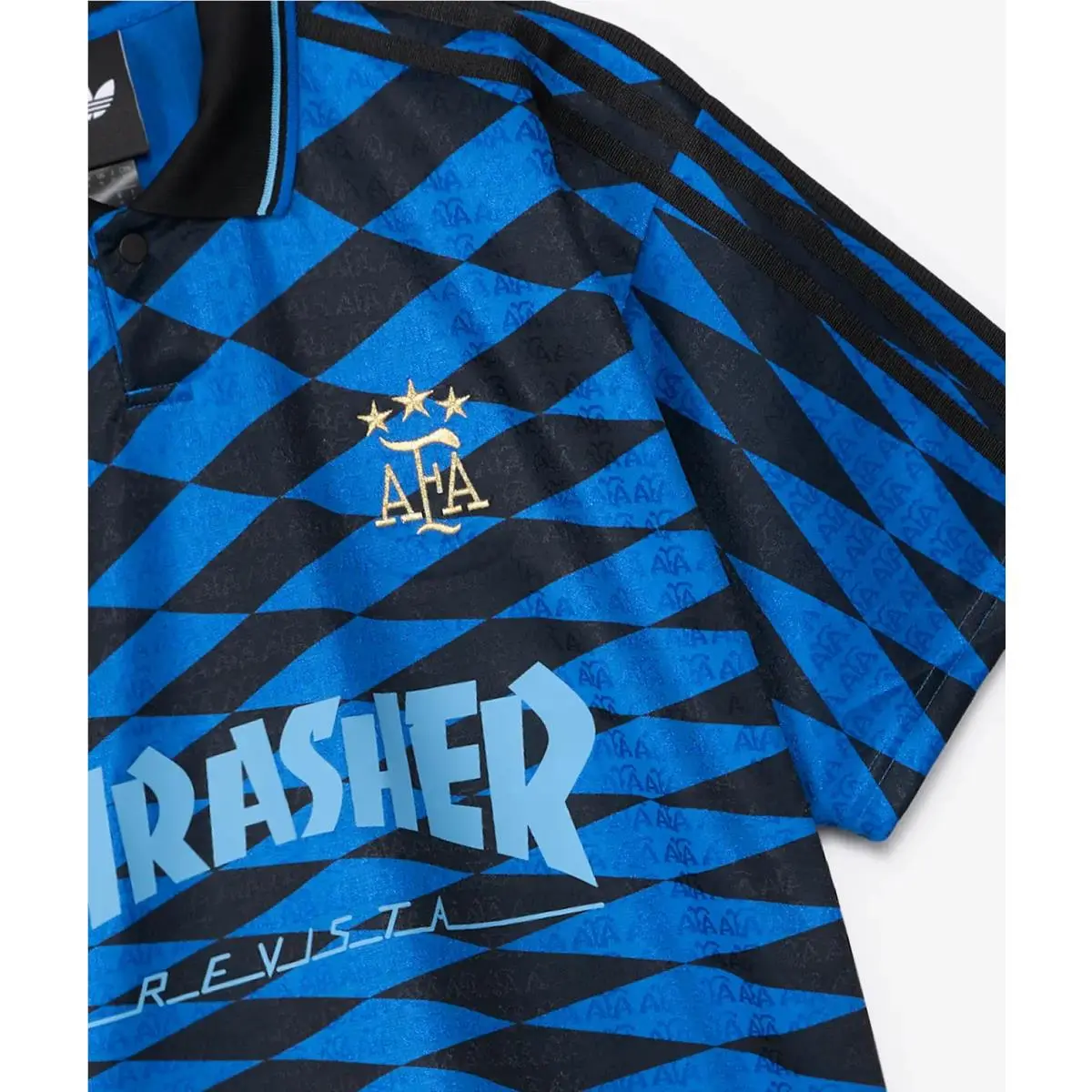 Adidas clothing - adidas Originals Jersey T-Shirt x Argentina x Thrasher - KX4551 - Blue 8