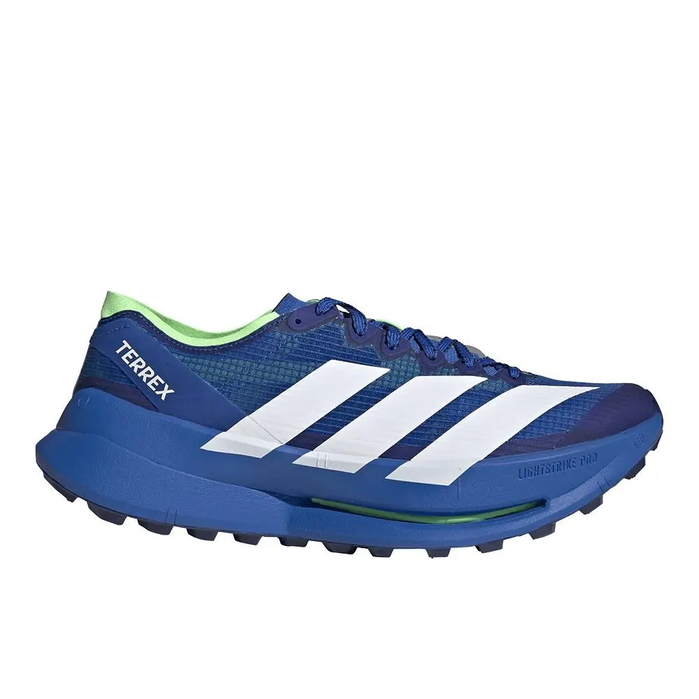 Adidas Terrex Agravic Speed Ultra 2 Trail Running Mens Blue Sneakers Athletic S