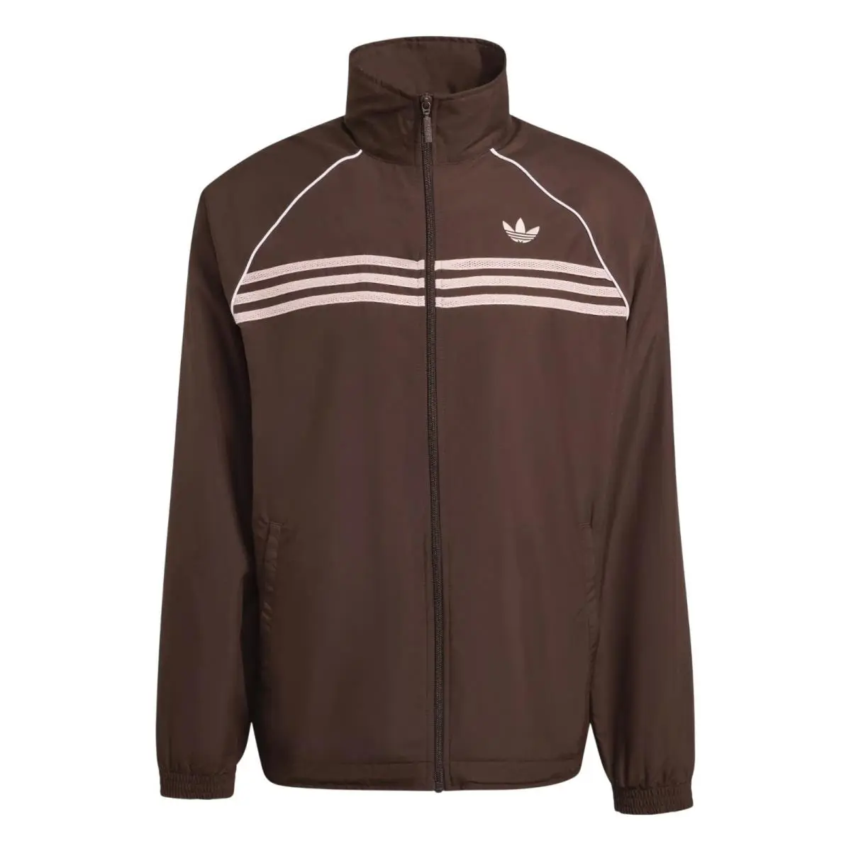 Adidas clothing - Adidas Originals Chest Stripes Track Suit - Brown 0