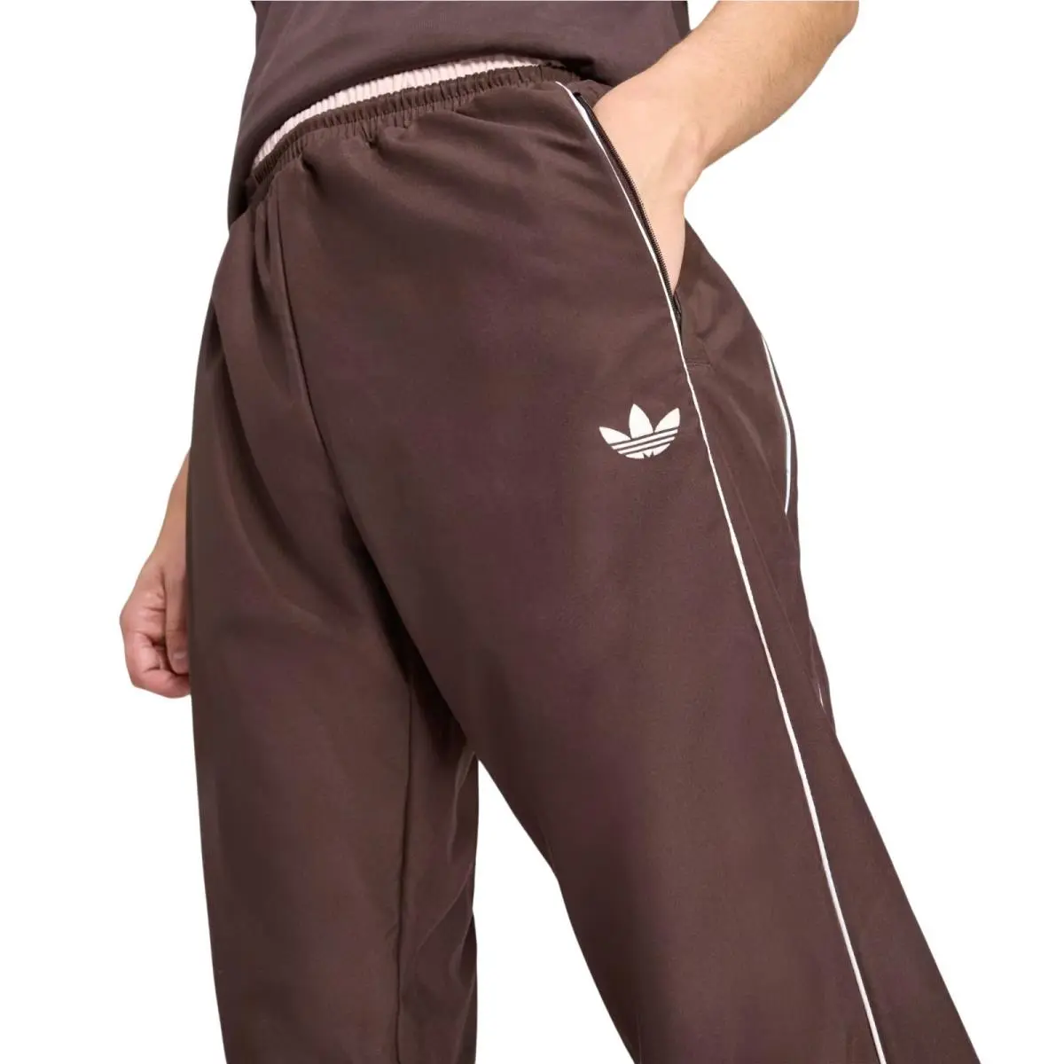 Adidas clothing - Adidas Originals Chest Stripes Track Suit - Brown 10