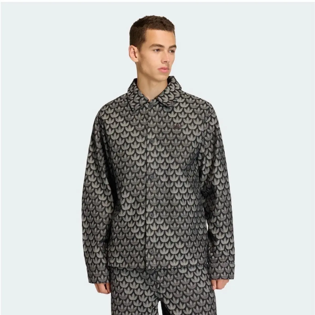 Adidas Originals Men`s Denim Monogram Top Jacket KC6379