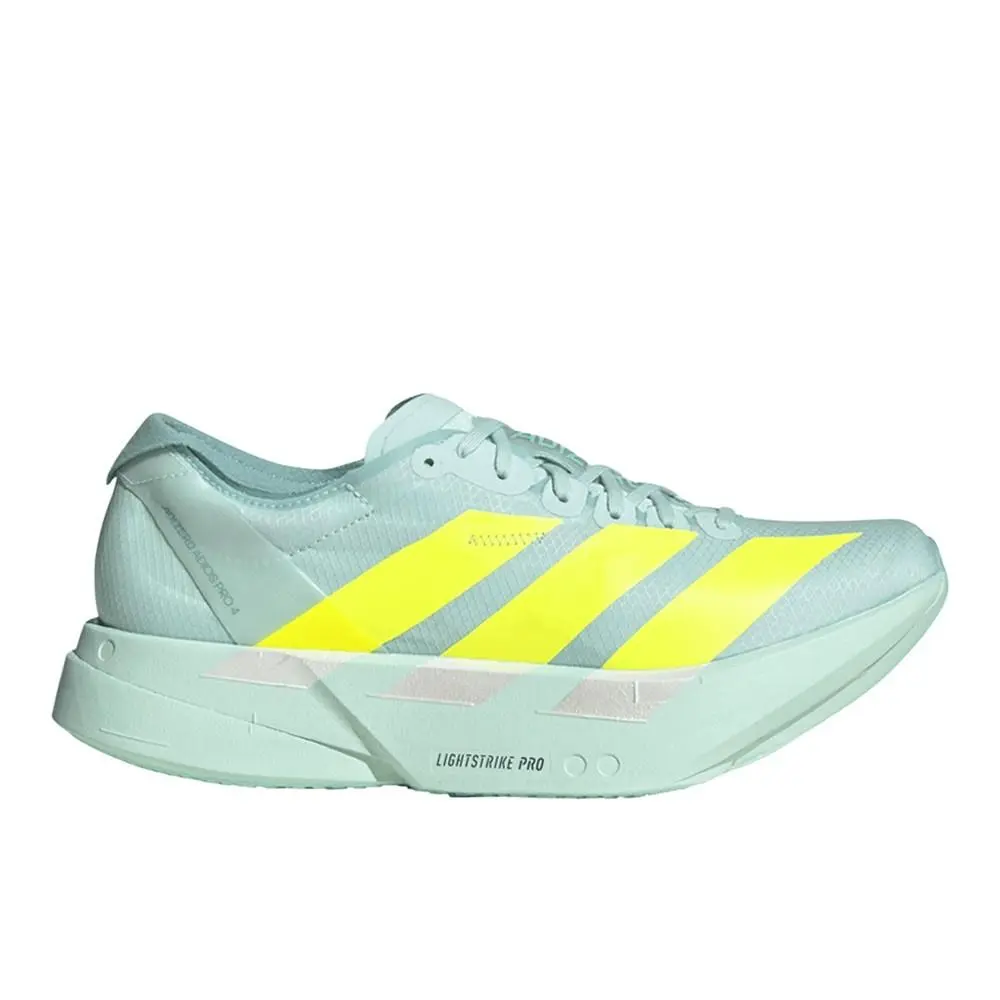 Adidas Adizero Adios Pro 4 Running Womens Green Sneakers Athletic Shoes JR1243