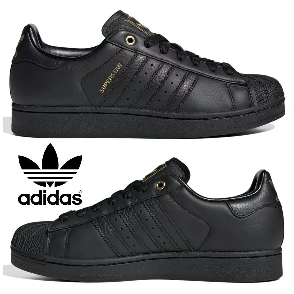 Adidas shoes - adidas Superstar - Superstar - Black, Manufacturer: Core Black / Core Black / Gold Metallic 19