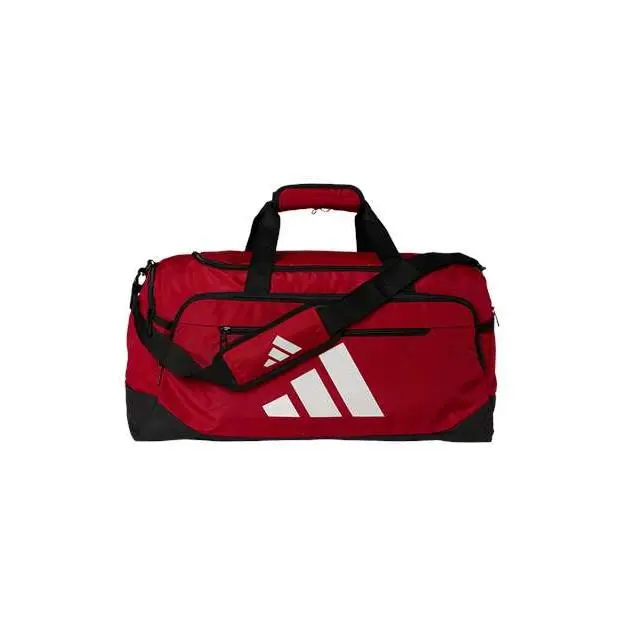 Defender 5 Medium Duffel - AB602 Gym Fitness Sports Travel Bag Team Power Red/ White by Adidas