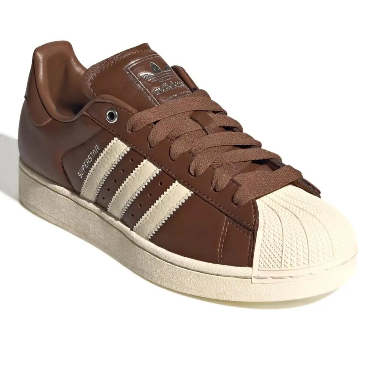 Adidas shoes - adidas Superstar - Superstar - Brown, Manufacturer: Preloved Brown / Cream White / Silver Metallic 6