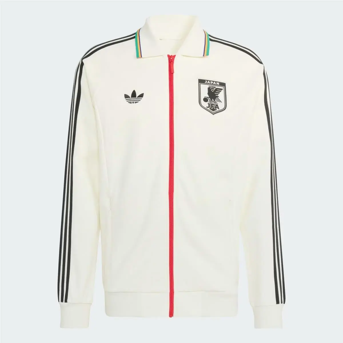 KA1514 Mens Adidas Jfa Japan Away Anthem Jacket - Owhite