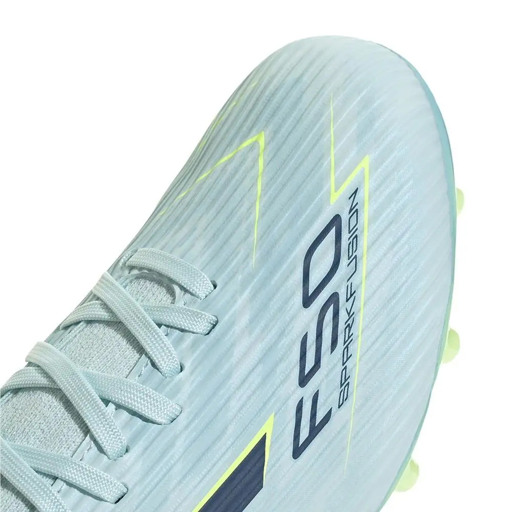 Adidas shoes - adidas F50 Sparkfusion League Mid Cut FirmArtificial Ground Socce - JR8998 - Blue 12