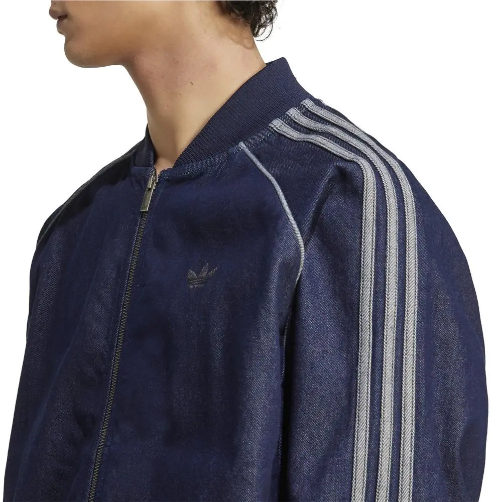 Adidas clothing - adidas Sst Adicolor Loose Sst Denim Stone Jacket - JX6461 - Blue 11