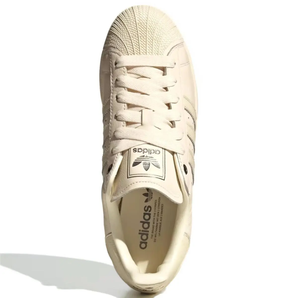 Adidas shoes - adidas Superstar - Superstar - Beige, Manufacturer: Cream White / Cream White / Iron Metallic 32
