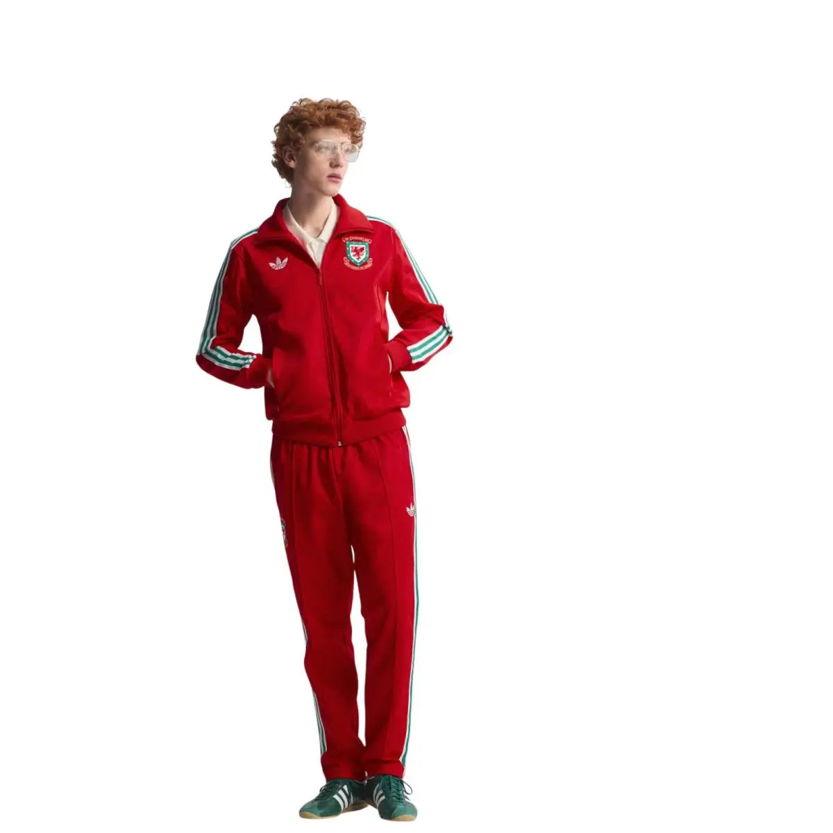 Men`s Adidas Originals Wales 150 Years Anniversary Jacket Pants Track Suit
