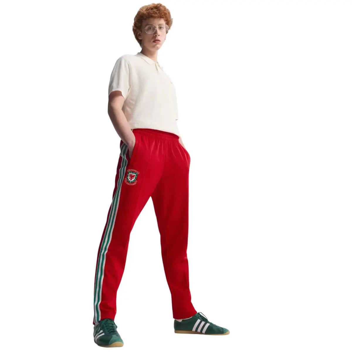 Adidas clothing - Adidas Originals Wales 150 Years Anniversary Track Suit - Red 20