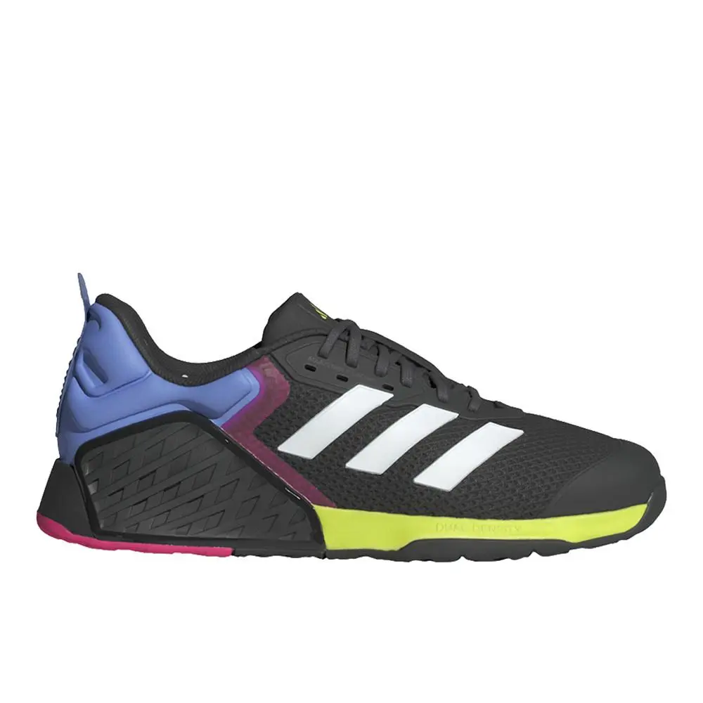 Adidas Dropset 3 Training Wide Mens Black Sneakers Athletic Shoes JR1667