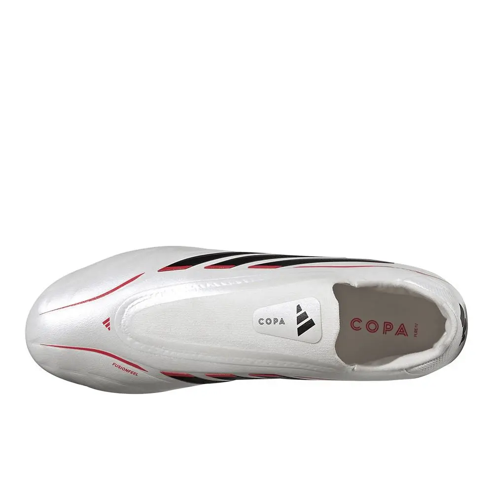 Adidas shoes - adidas Copa Pure Iv League Laceless Firm Ground Soccer Cleats - JQ0863 - White 10