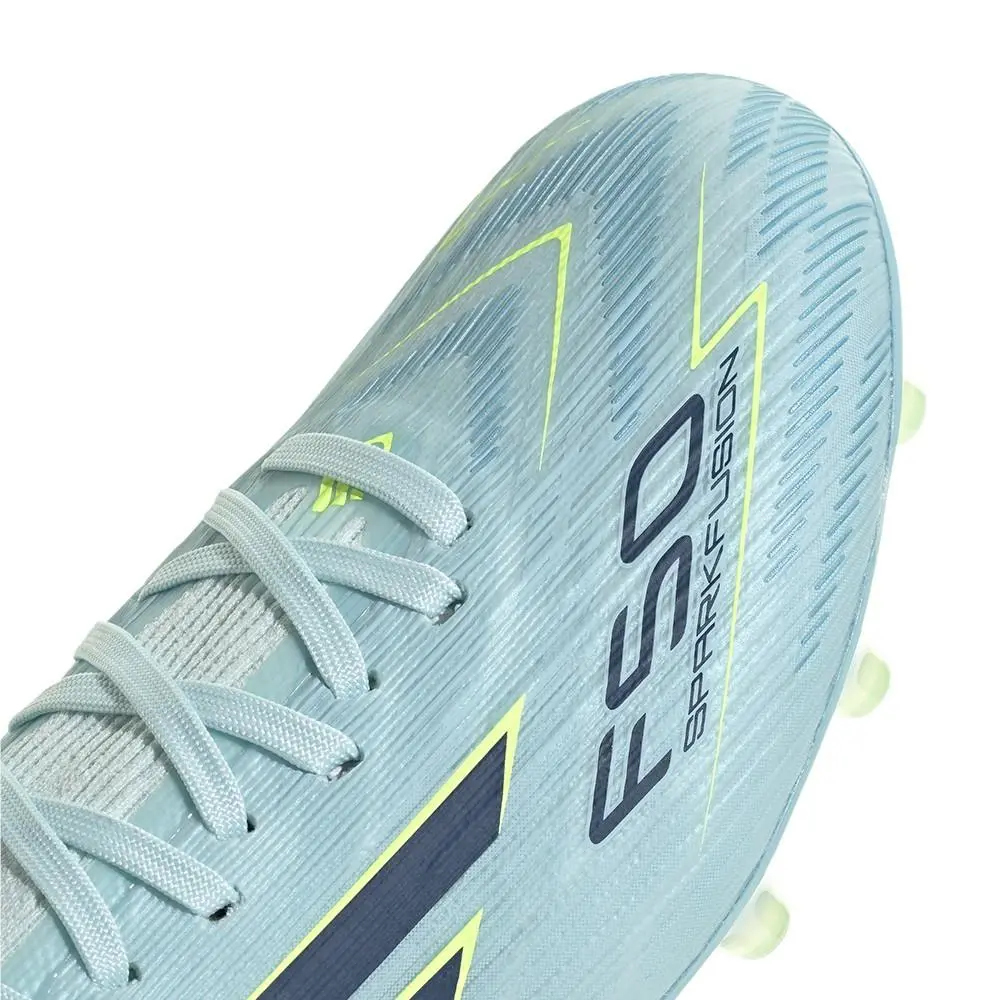 Adidas shoes - adidas F50 Sparkfusion Pro Mid Cut Firm Ground  Artificial Ground - JR8955 - Blue 12