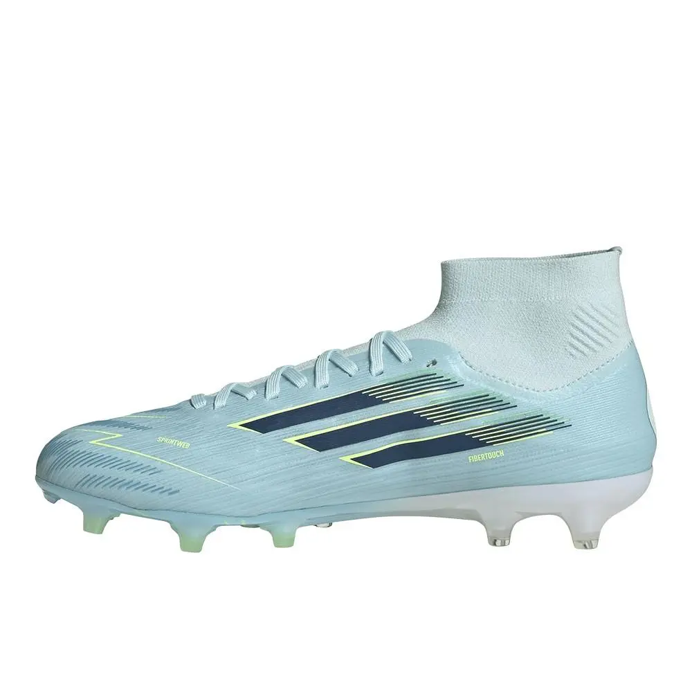 Adidas shoes - adidas F50 Sparkfusion Pro Mid Cut Firm Ground  Artificial Ground - JR8955 - Blue 9