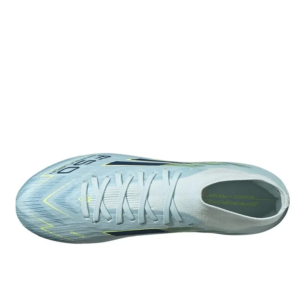 Adidas shoes - adidas F50 Sparkfusion Pro Mid Cut Firm Ground  Artificial Ground - JR8955 - Blue 10