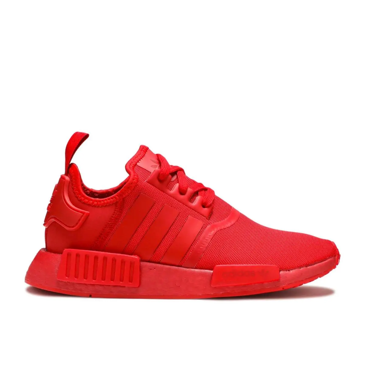 Adidas Nmd R1 J Triple Scarlet Youth Size 3.5 TO 7.0 Rare Comfortable - Red