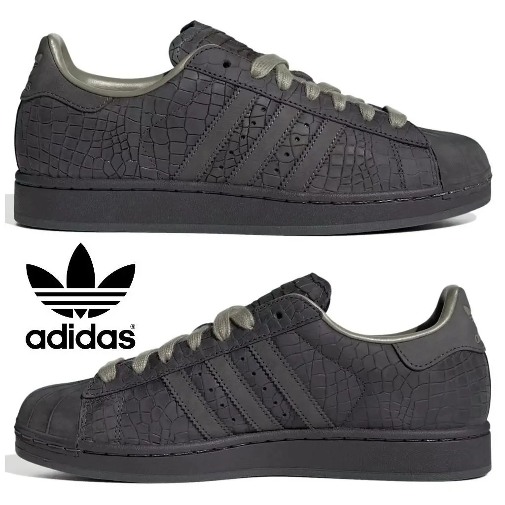 Adidas shoes - adidas Superstar - Superstar - Gray, Manufacturer: Utility Black / Grey Six / Clay 8