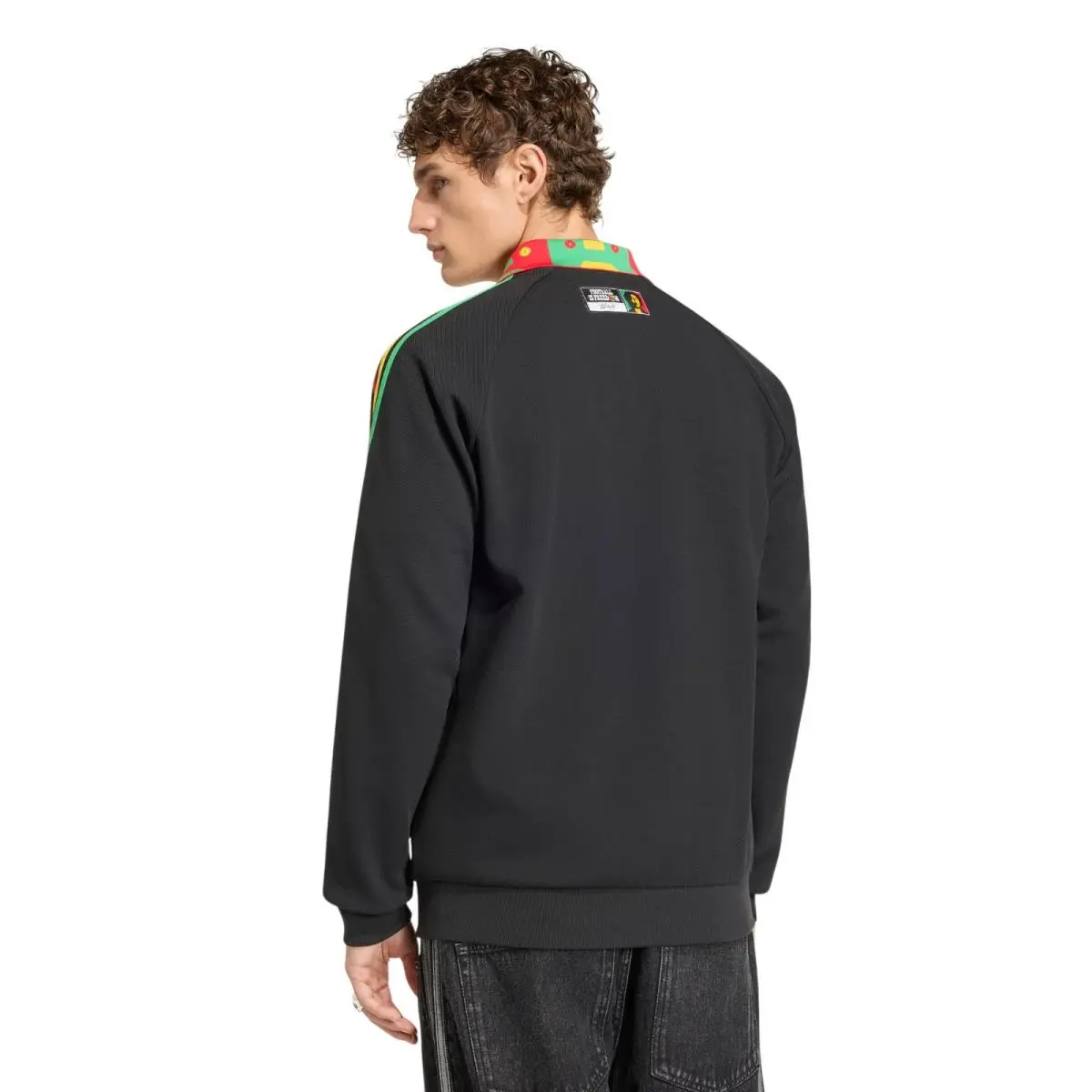 Adidas clothing - Adidas Jamaica X Bob Marley Away Anthem Jacket - Black 2