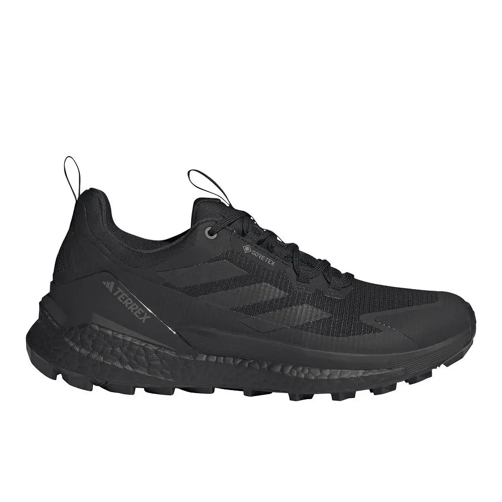 Adidas Terrex Free Hiker 2.0 Low Goretex Hiking Mens Black Sneakers Athletic Sh