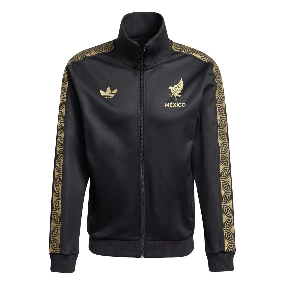 JE5335 Mens Adidas Fmf Mexico Jersey Gold Team Jacket