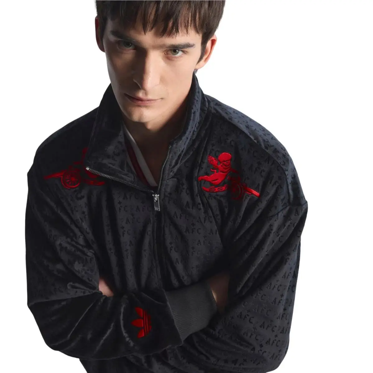 Adidas clothing - Aresenal FC Faces + Places Track Top - Black 7