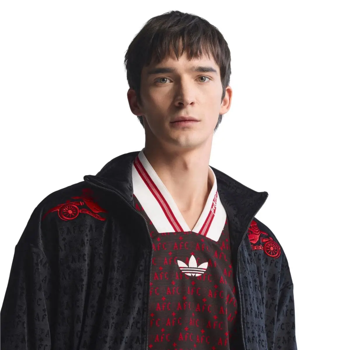 Adidas clothing - Aresenal FC Faces + Places Track Top - Black 11