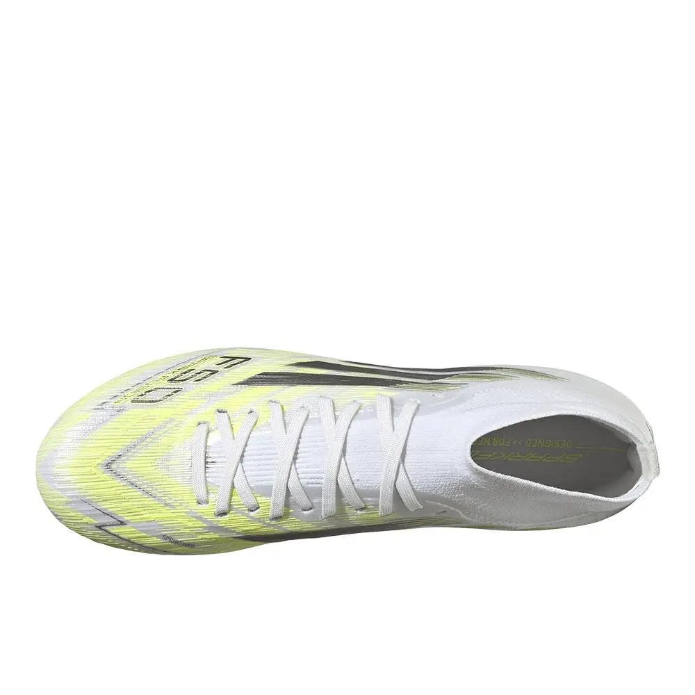 Adidas shoes - adidas F50 Sparkfusion Pro Mid Cut FirmArtificial Ground Soccer C - JR8954 - White 2