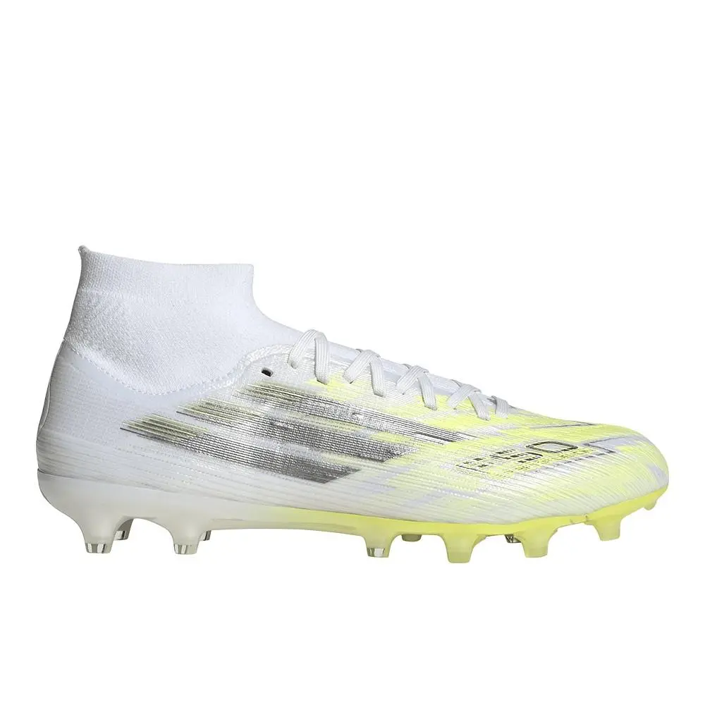 Adidas shoes - adidas F50 Sparkfusion Pro Mid Cut FirmArtificial Ground Soccer C - JR8954 - White 7