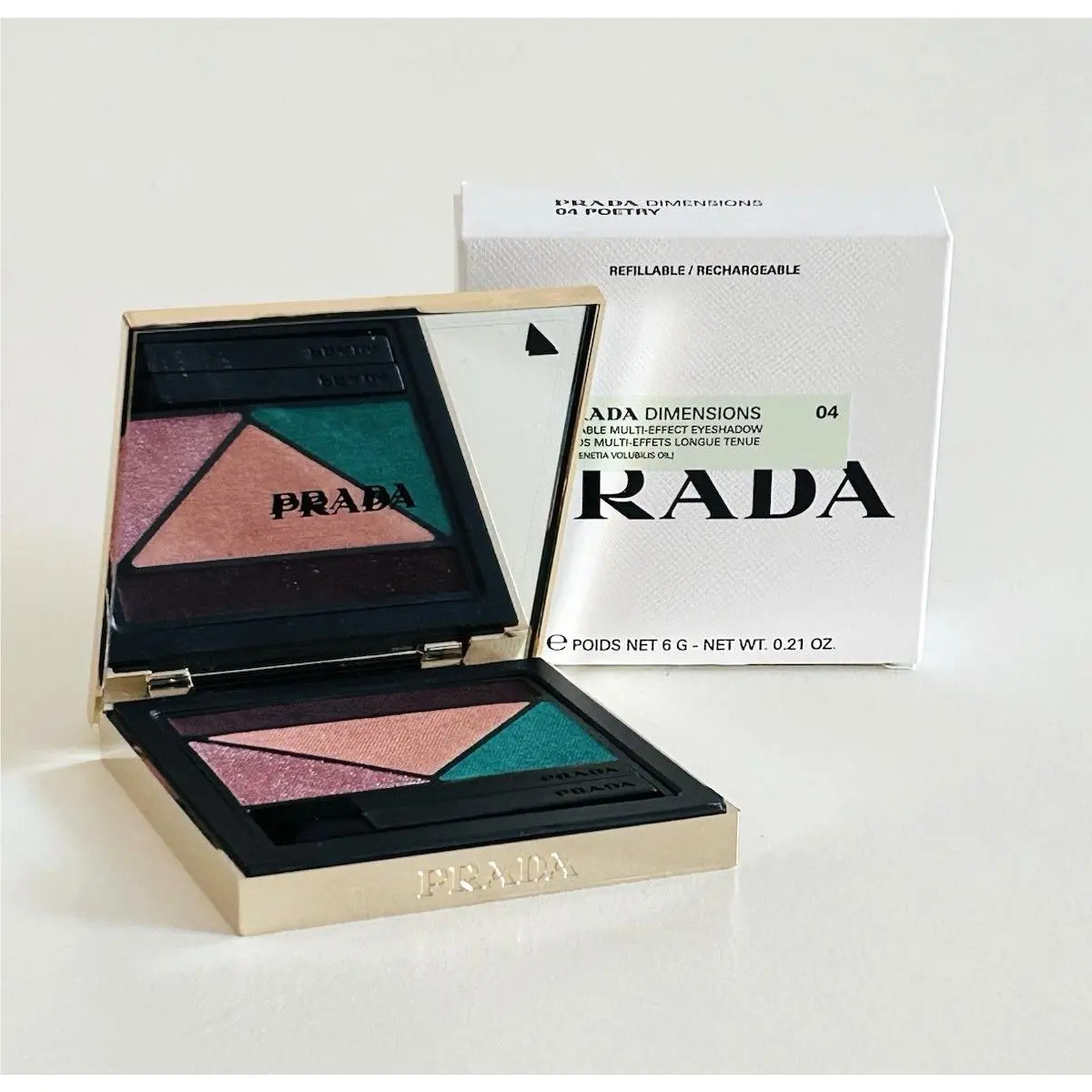 Prada Beauty Dimensions Multi Effect Refillable Eyeshadow Palette 04 Poetry