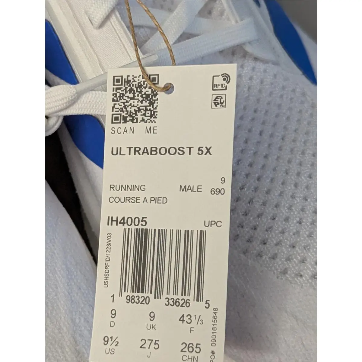 Adidas shoes - adidas Ultraboost 5X - Ultraboost - IH4005 - White (UPC: 198320336265) 8