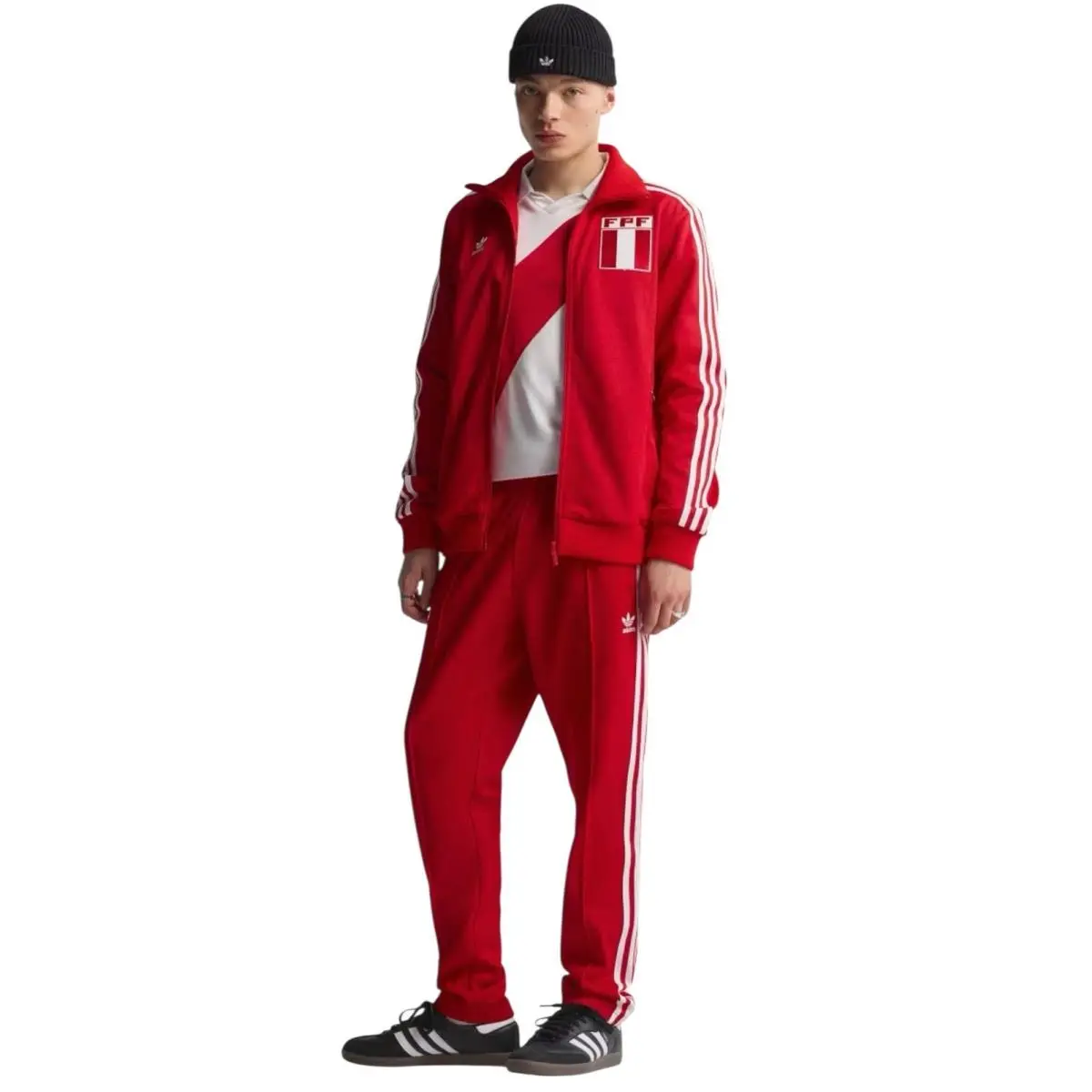 Adidas clothing - PERU Track Top - PERU Track Top - JM7309 - Red (UPC: 197625393157) 1