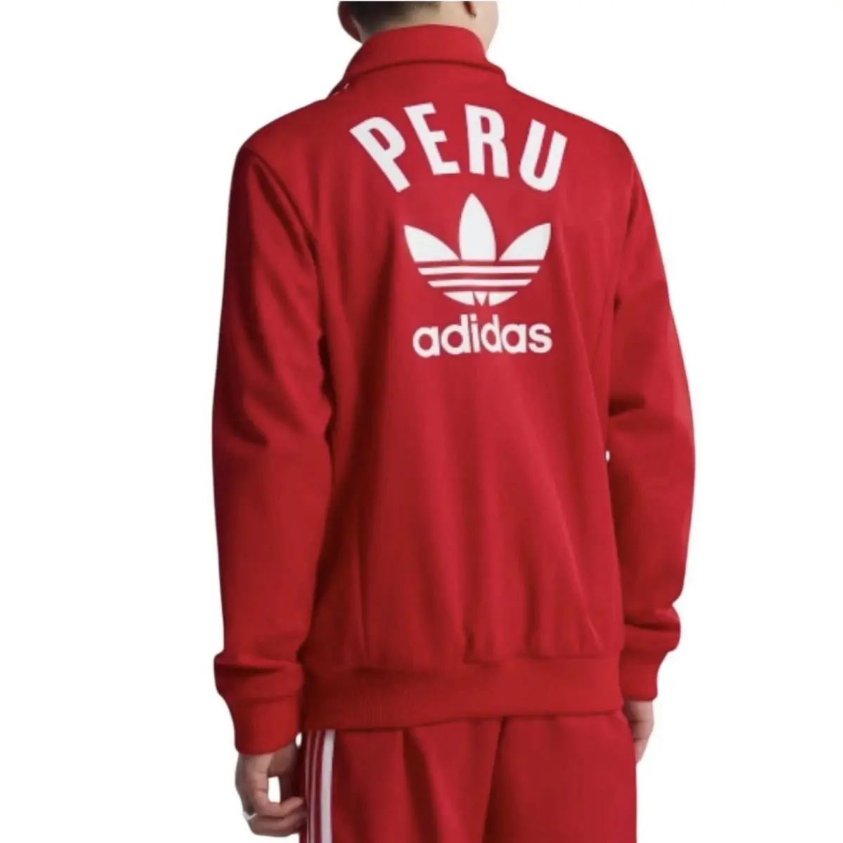 Adidas clothing - PERU Track Top - PERU Track Top - JM7309 - Red (UPC: 197625393157) 0