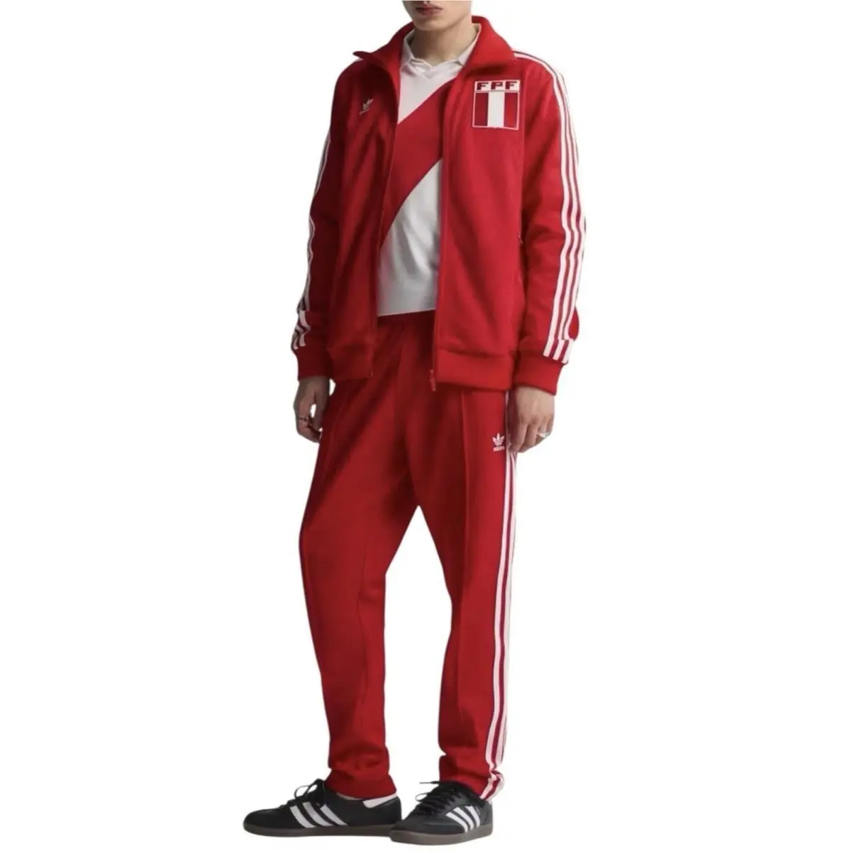 Adidas clothing - PERU Track Top - PERU Track Top - JM7309 - Red (UPC: 197625393157) 1
