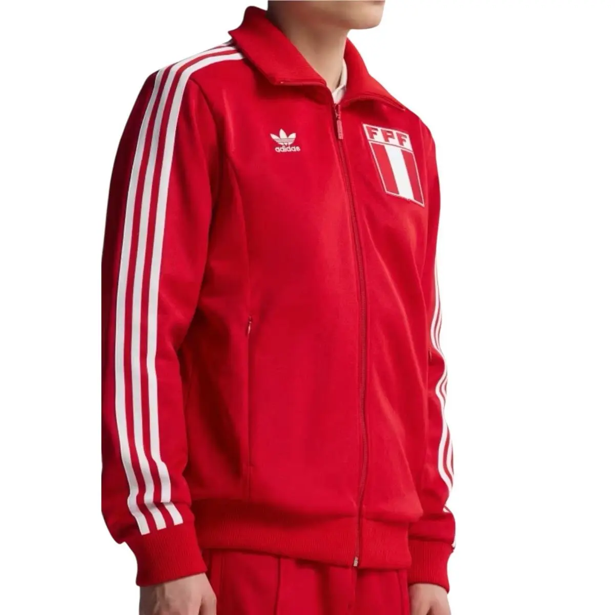 Adidas clothing - PERU Track Top - PERU Track Top - JM7309 - Red (UPC: 197625393157) 3