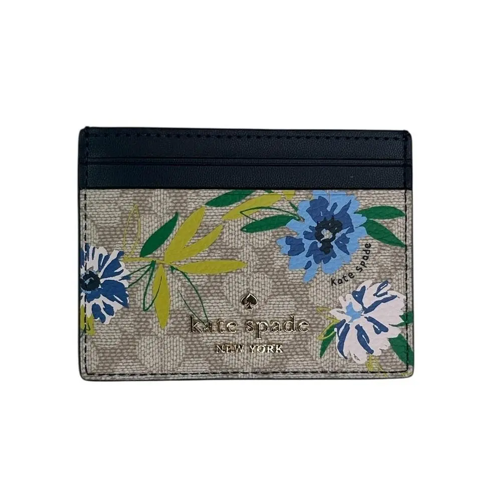 Kate Spade Spade Flower Floral Small Slim Card Holder