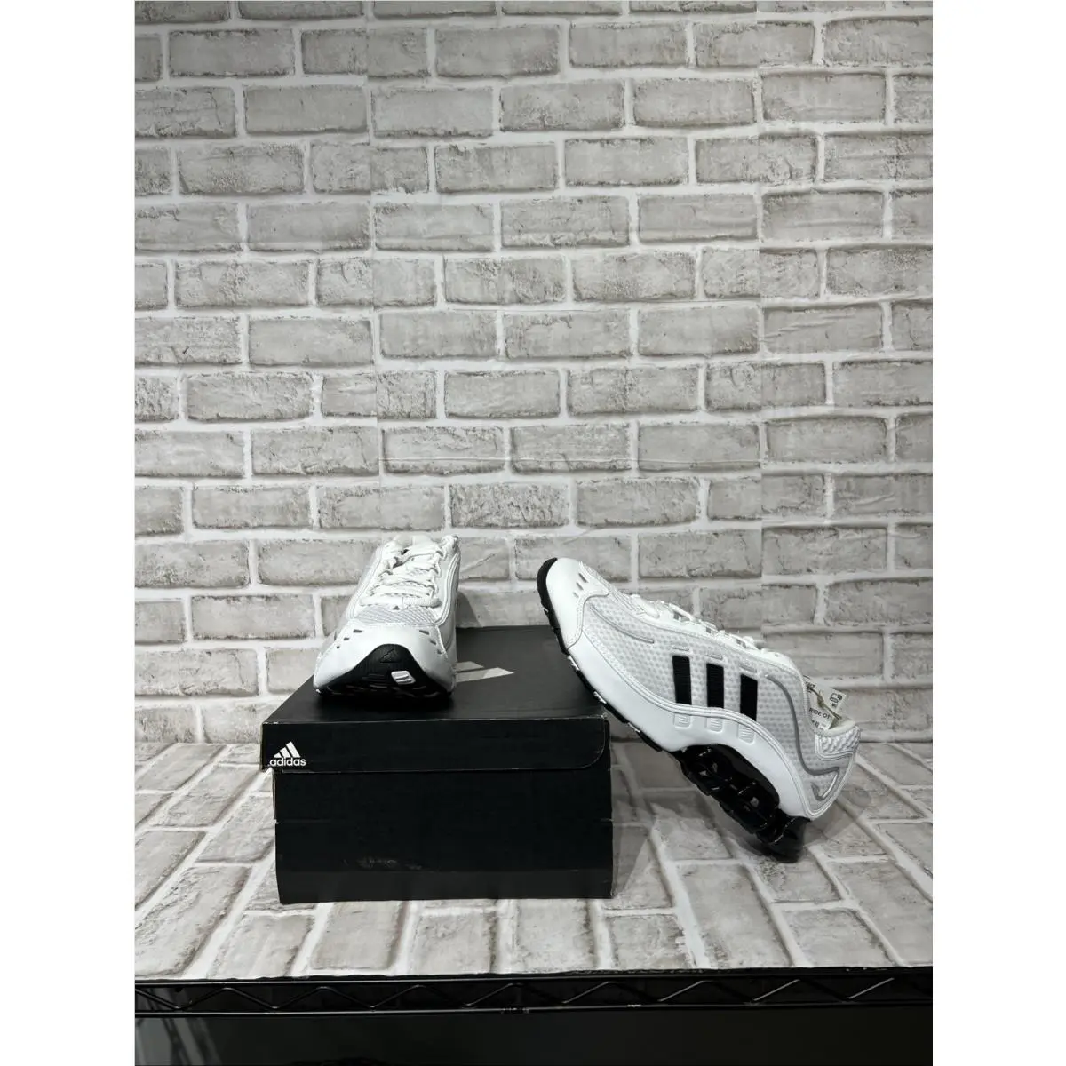Adidas Megaride O1 Sneakers White Core Black Men Lifestyle Shoes JH5520 Sz 11