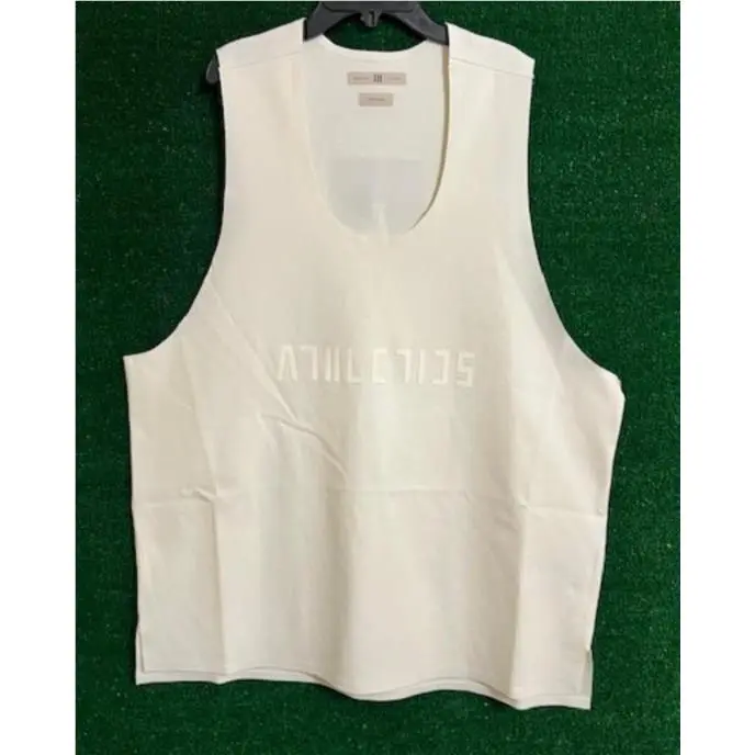 Men Adidas Fear Of God Athletics Performance Jersey Cream White JZ4906 Size 2XL