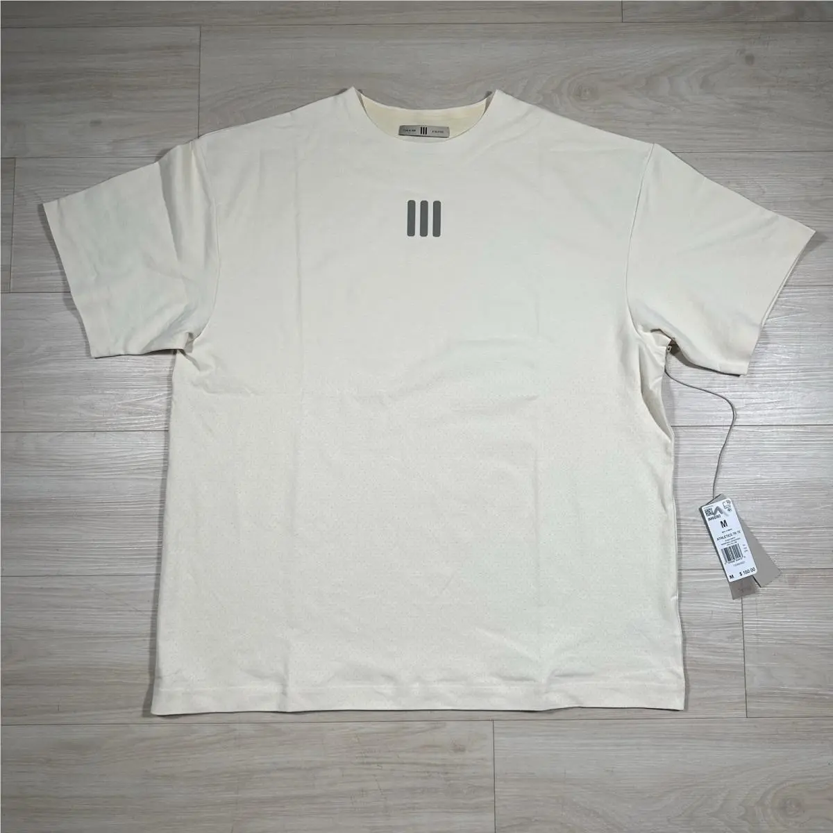 Adidas x Fear of God Athletics Performance Jersey Tee Pale Yellow IM6080 Size M