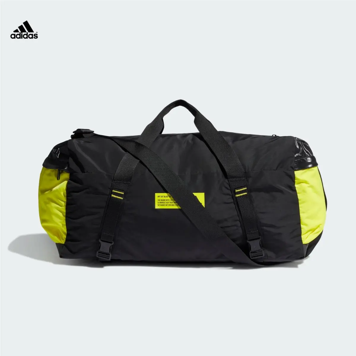 Adidas Performance Sport Duffelbag Women`s Bag Black / Acid Yellow GM4546