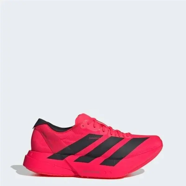 Adidas Womens Sz 7 Adizero Adios Pro 4 Lucid Red Black Running Shoes JR6356