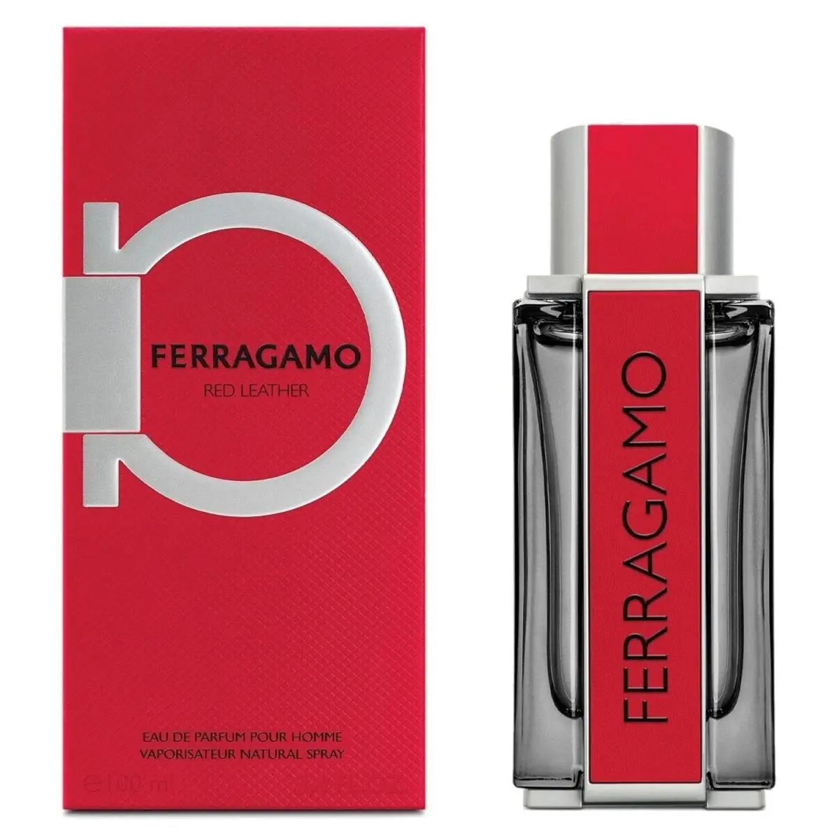 Salvatore Ferragamo Red Leather 3.4oz Eau de Parfum Spray Men 2024