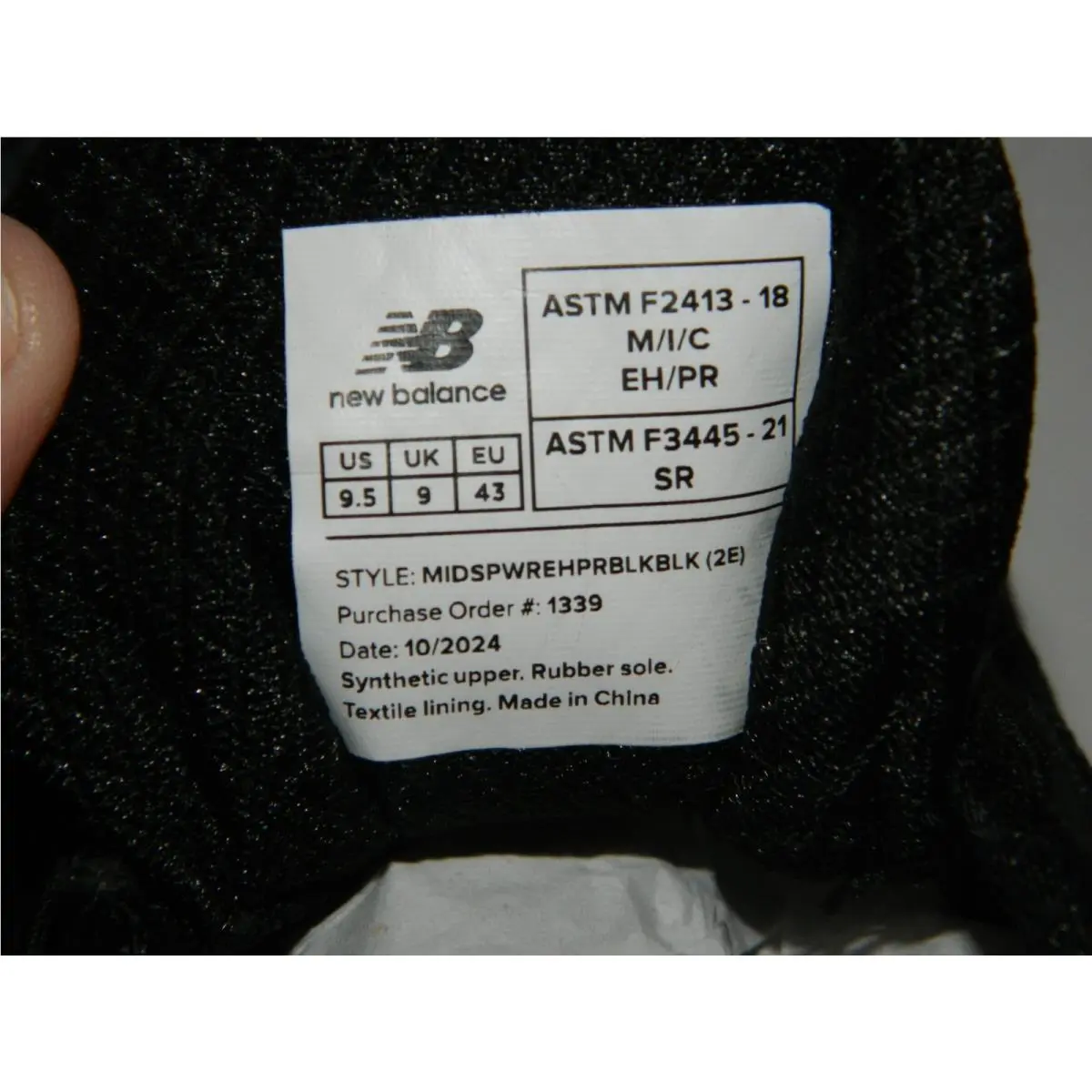 New Balance shoes - Black 3