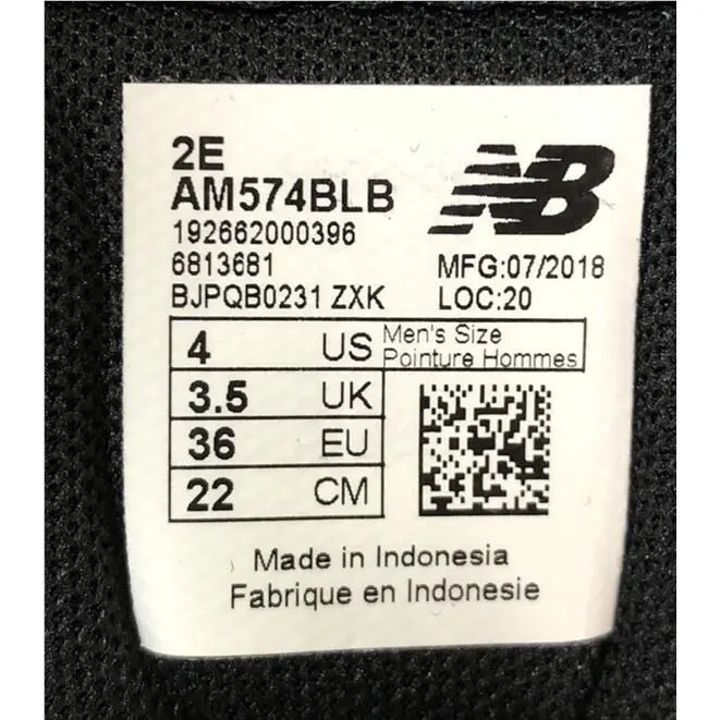 New Balance shoes - Am574blb - Am574blb - Black/Tarnish 10