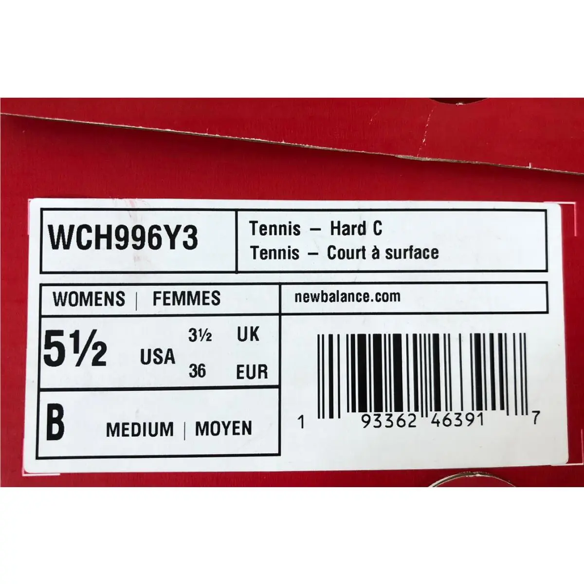 New Balance shoes - Wch996y3 - Wch996y3 - Pigment/Multi (UPC: 193362463900) 10