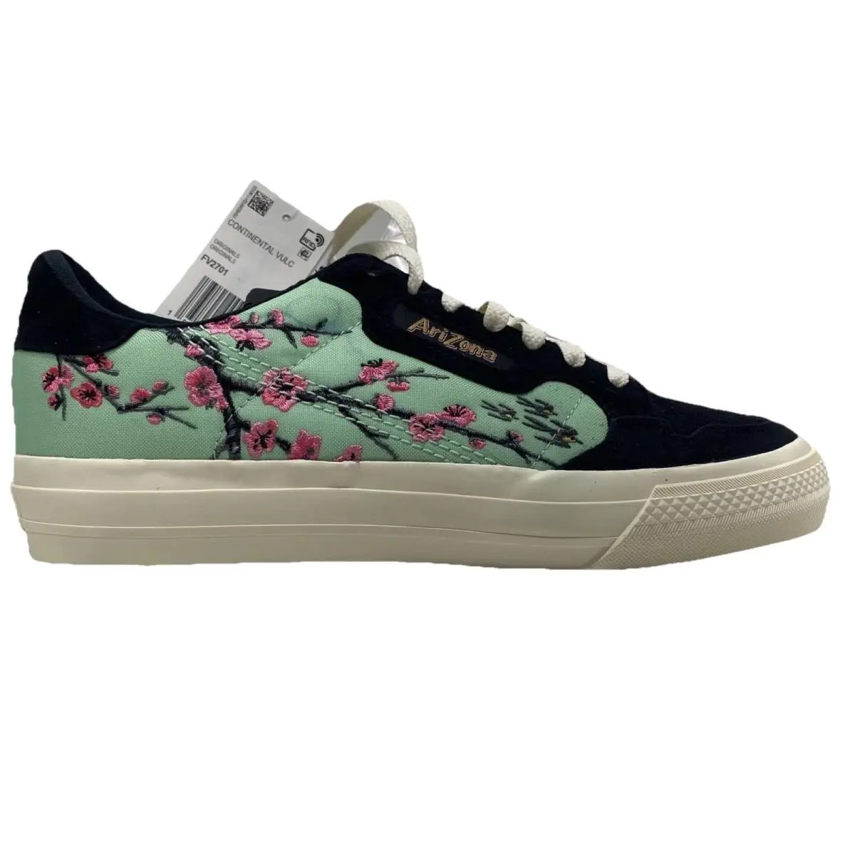 Adidas shoes - ADIDAS/Arizona Tea Collaboration CONTINENTAL VULC - Green/Pink/Black 1
