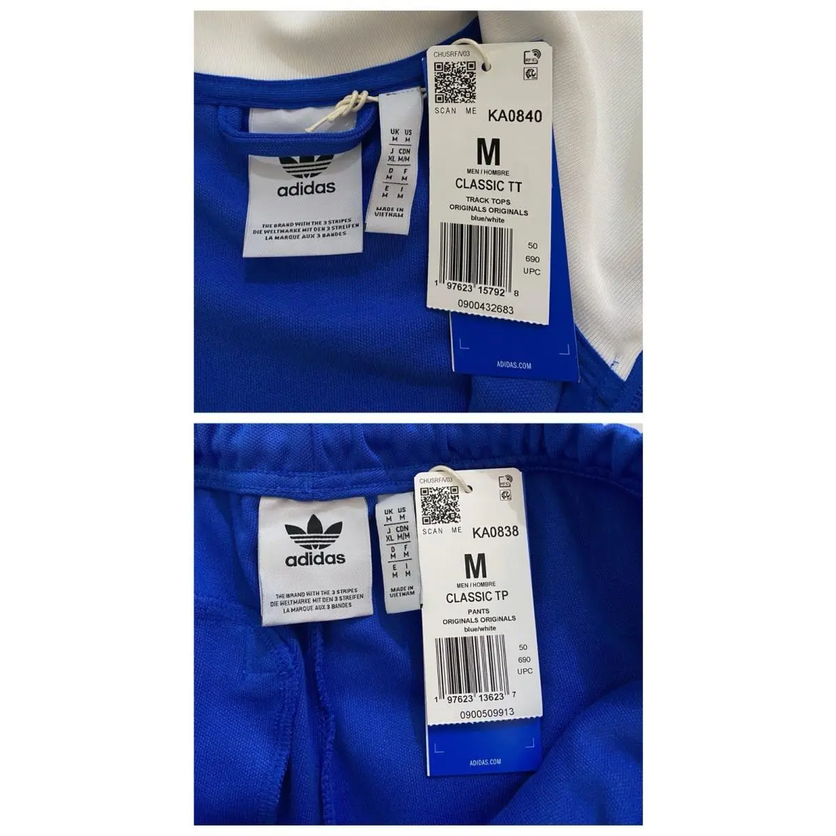 Adidas clothing - Blue White 3
