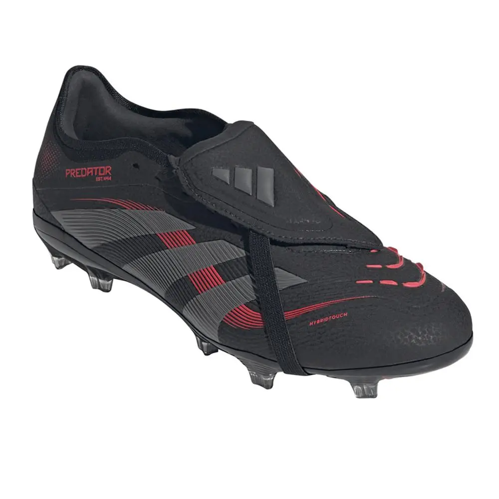 Adidas shoes - adidas Predator Pro FoldOver Tongue Firm Ground Soccer Cleats - JR3108 - Black, Grey (UPC: 197613282616) 0