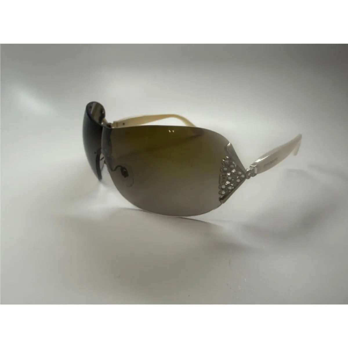 Bvlgari BV6061B Sunglasses Color 325/13 Pale Gold Frame/brown Gradient Lens
