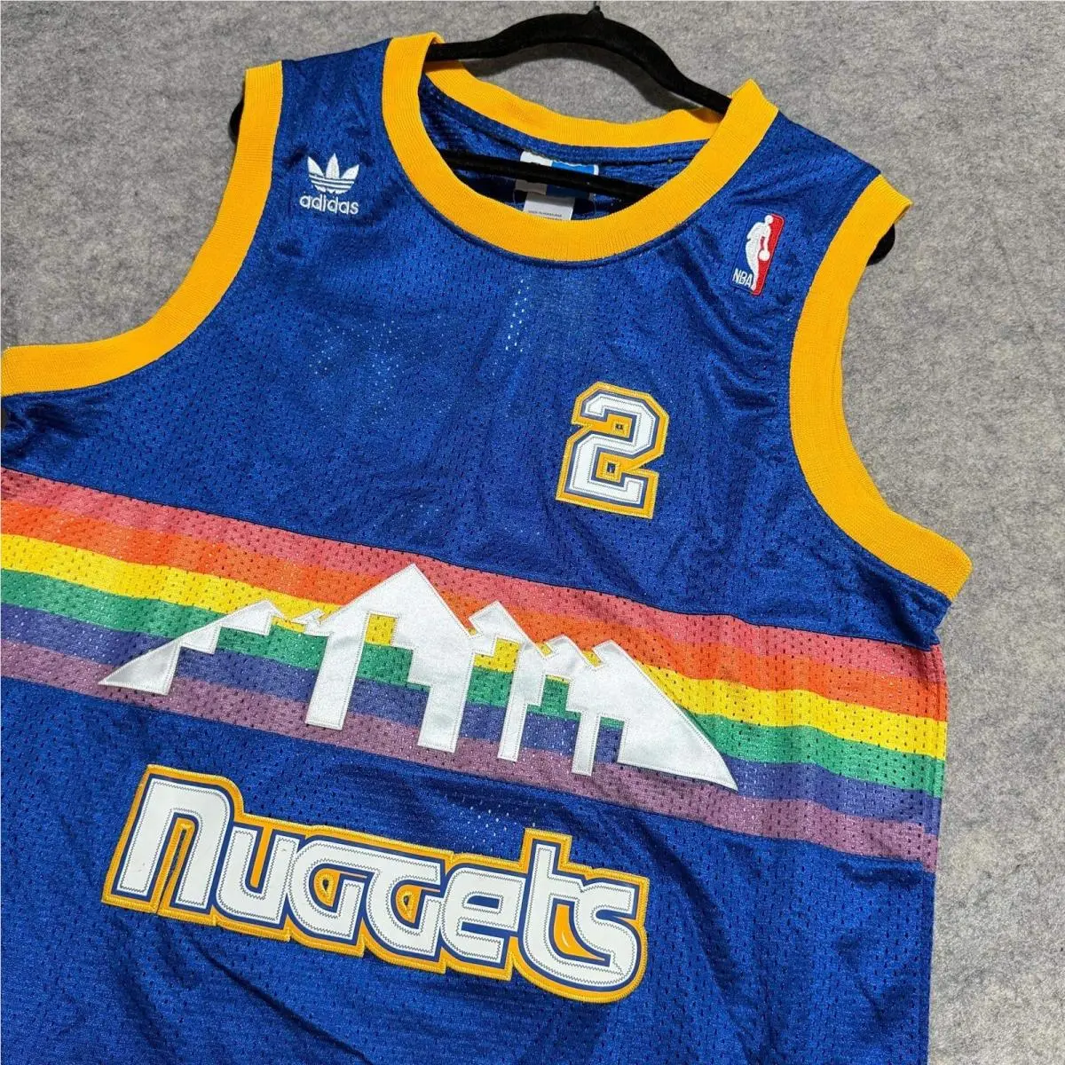 Adidas Denver Nuggets Alex English Soul Swingman Jersey Blue XL Hardwood